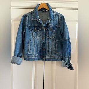 FREE PEOPLE Classic Blue Denim Jacket